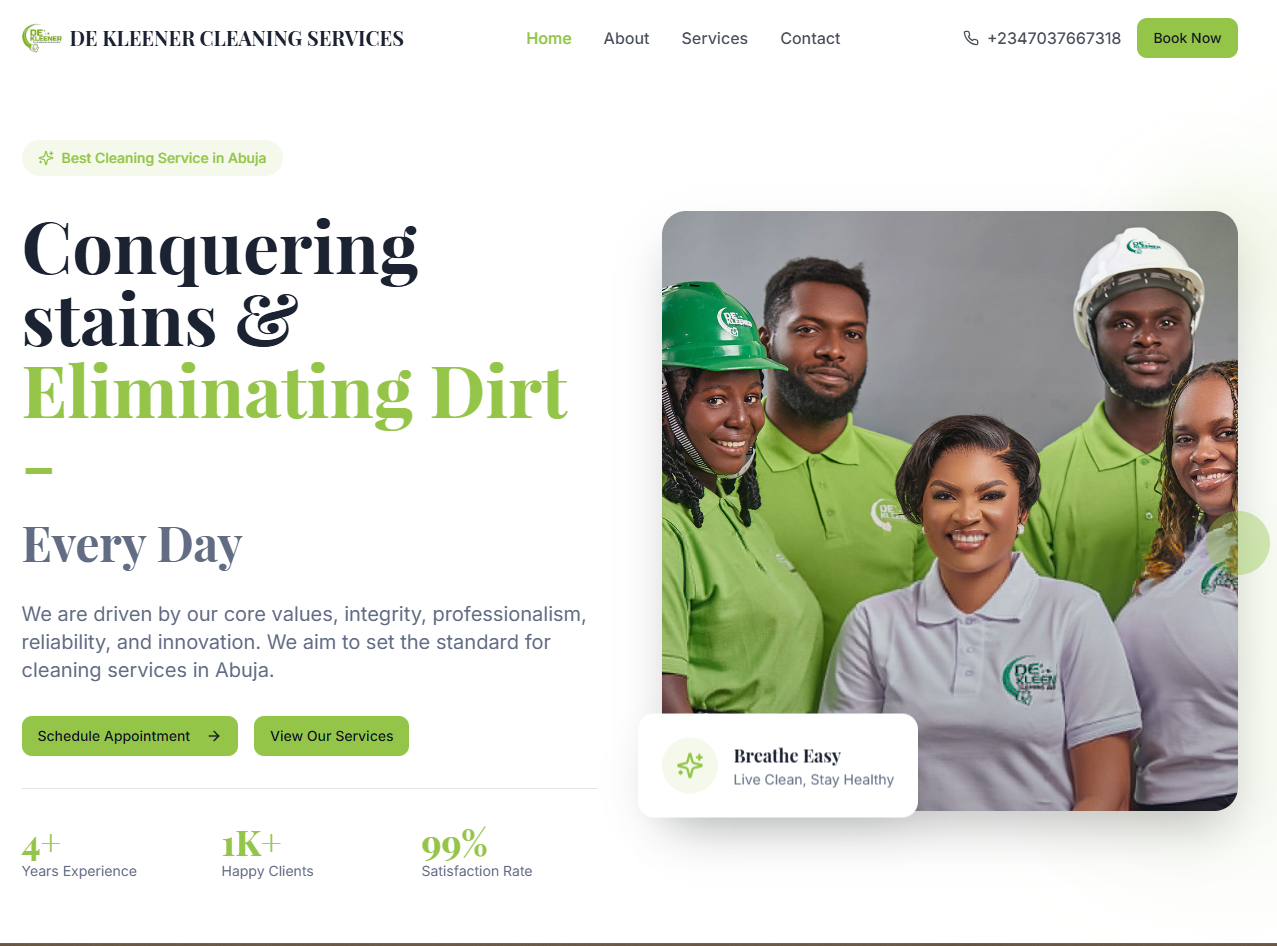 De Kleener Cleaning Service